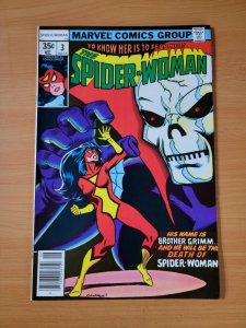 Spider-Woman #3 Newsstand Variant ~ NEAR MINT NM ~ 1978 Marvel Comics 
