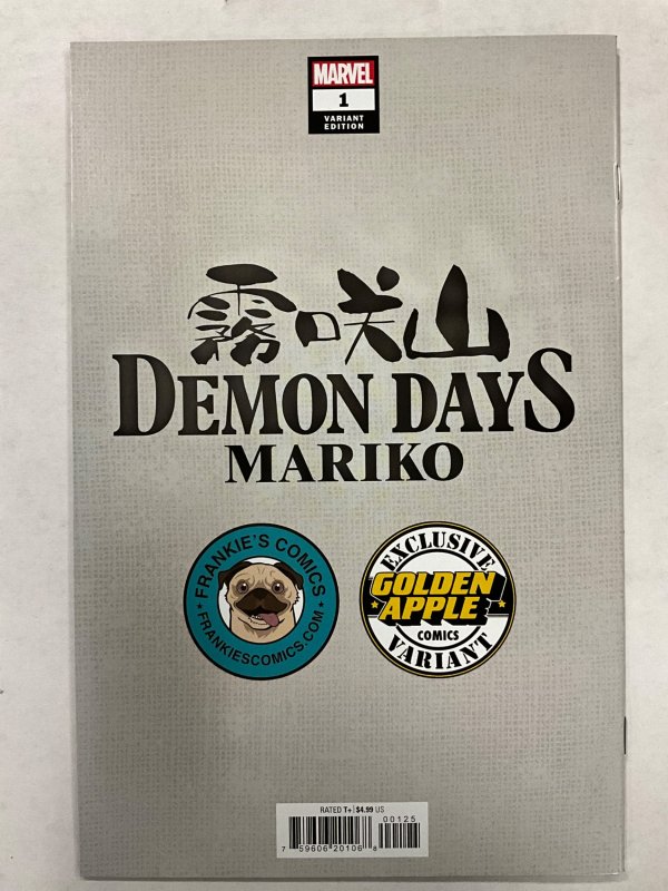 Demon Days Mariko #1 David Mack Virgin