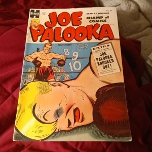 JOE PALOOKA COMICS #85 HARVEY 1954 BOXING cover HAM FISHER golden age HUMPHREY