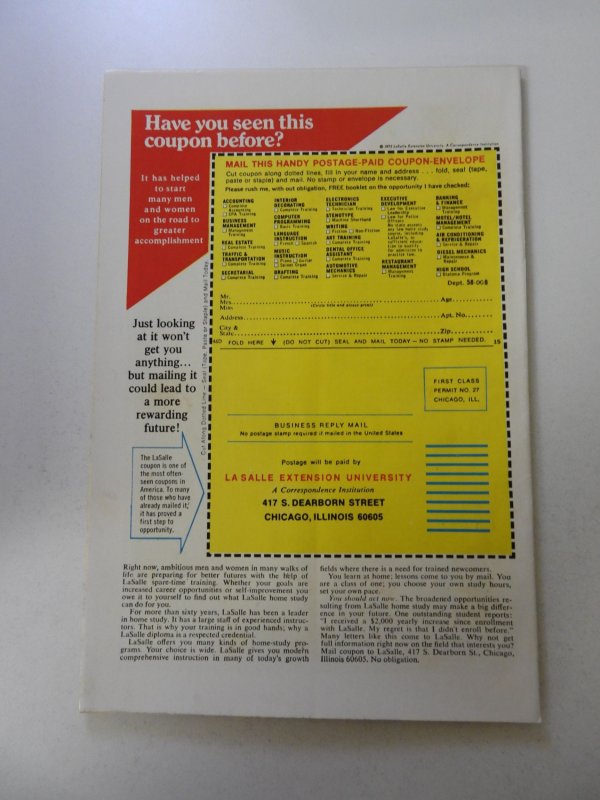 Ghost Rider #9 (1974) VG/FN MVS intact subscription fold