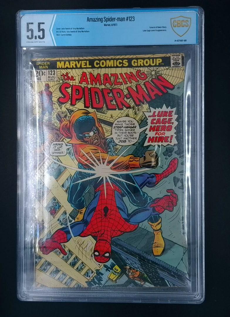 Amazing Spider-Man #123, CBCS 5.5 Marvel Comics, 1973 JR1