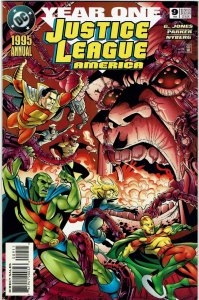 Justice League America Annual #9 Batman Black Canary NM