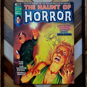 HAUNT OF HORROR #4 FN (1974 Marvel) NEAL ADAMS! CHRIS CLAREMONT! Gabriel, Satana