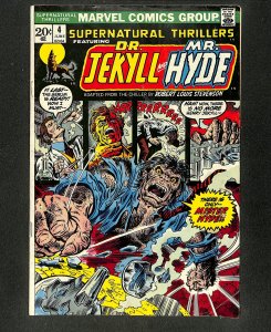 Supernatural Thrillers #4 Dr. Jekyll and Mr. Hyde! Ron Wilson Cover Art!