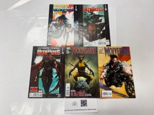 5 MARVEL comic books Ultimates #1 4 7 Wolverine #1 74 73 KM18