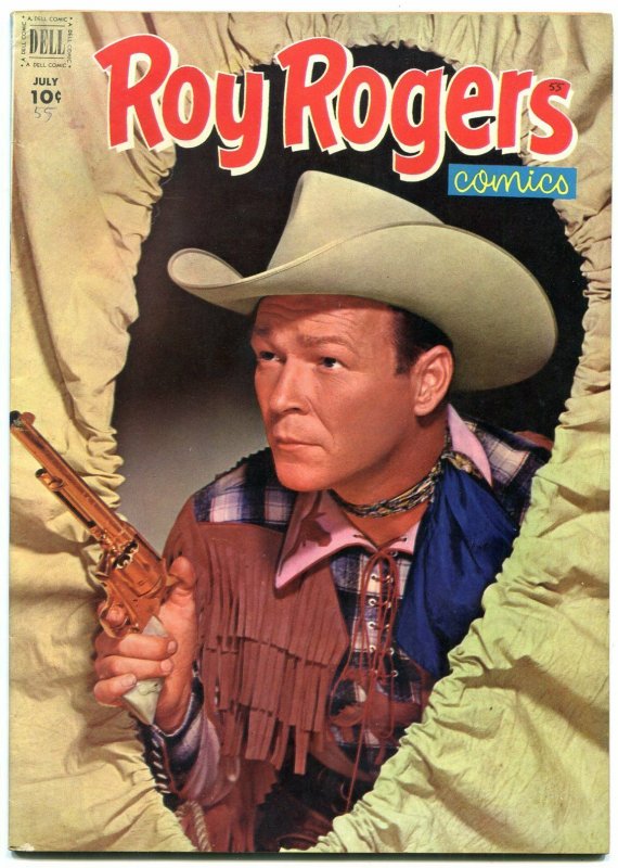 Roy Rogers #55 1952-Dell Golden Age Western- Nice VF