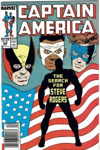 Captain America #336  Return of Steve Rogers Newsstand  VF-