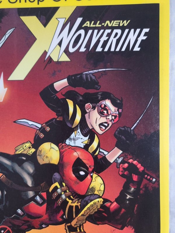 All-New Wolverine #21 Leonard Kirk 1:10 Deadpool Variant 2017 Marvel Comics