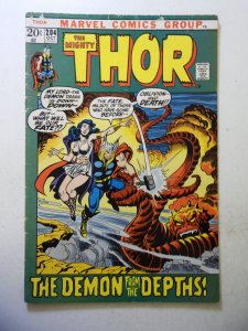Thor #204 (1972) GD+ Condition cover detached