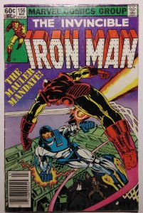 Iron Man #156 Newsstand Edition (1982)