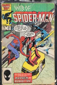 Web of Spider-Man #21 (1986) Spider-Man