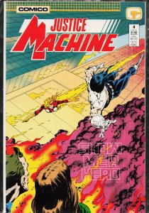 Justice Machine #4 Direct Edition (1987) Justice Machine