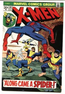 X-MEN #83 comic book 1973 Spider-Man issue-Marvel