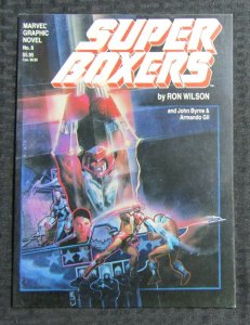 1983 SUPER BOXERS Marvel Graphic Novel #8 FVF 7.0 1st Printing / Ron Wilson