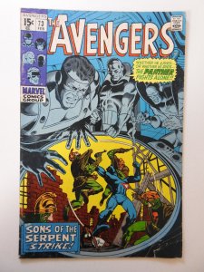 The Avengers #73 (1970) VG Condition moisture stain