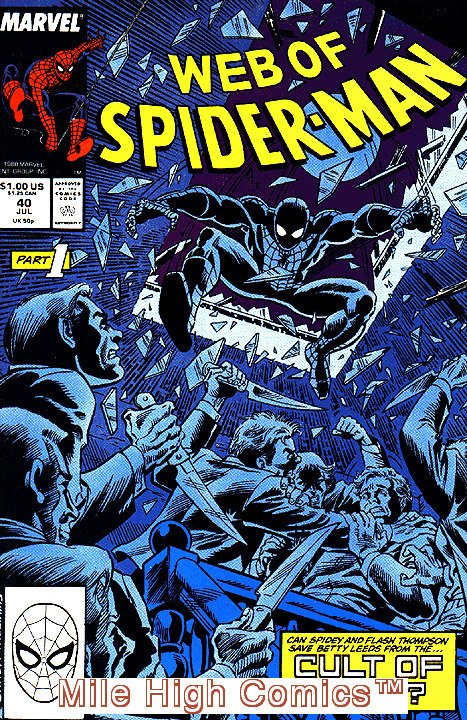 WEB OF SPIDER-MAN (1985 Series)  (MARVEL) #40 Good Comics Book