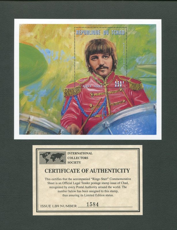 The Beatles Commemorative Stamp Sheet (SET)  1996