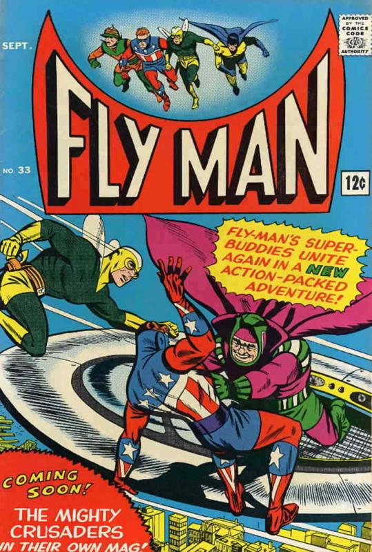 Fly Man #33 VG; Radio | low grade comic - save on shipping - details inside