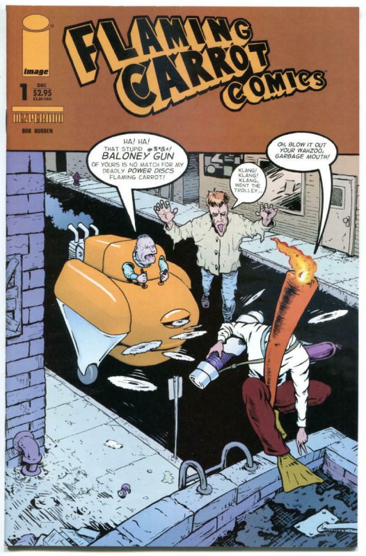 FLAMING CARROT #1 2 3 4, NM+, Signed Bob Burden, 2004, more in store, 1-4 w/#2 S