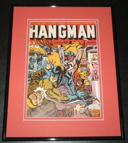 Hangman Comics #3 Framed Cover Photo Poster 11x14 Official Repro  