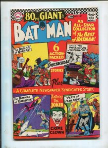 BATMAN #187 (8.5) FEATURING THE JOKER CRIME CLOWN!