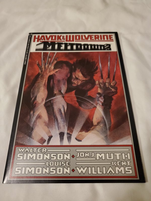 Havok and Wolverine Meltdown 3 Near Mint-