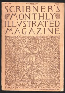 Scribner's Monthly  11/1880-pulp format-Walt Whitman-Peter the Great-Many Ill...