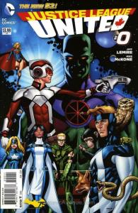 Justice League United #0 VF/NM; DC | save on shipping - details inside