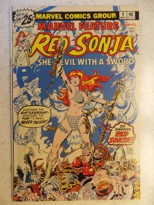 MARVEL FEATURE # 4 FANTASY RED SONJA SWORD SORCERY BARBARIAN