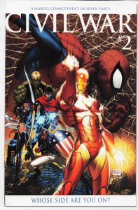 Civil War #2 Turner Cover (2006) Captain America