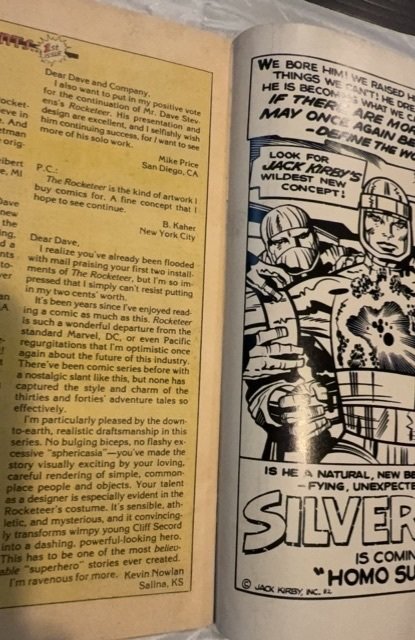 Pacific Presents #1 (1982)The Rocketeer little rippling