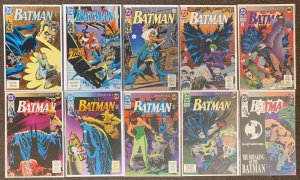 Batman #469,470,471,472,473,474,476,477,478,479 DC Comics 1991 Lot