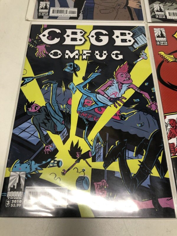 CBGB Omfug (2010) Set Issues # 1-4 Boom Entertainment • Kelly Sve Deconnick