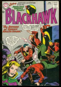 BLACKHAWK #204 1965-DC COMICS-QUEEN KILLER SHARK WAR VG/FN