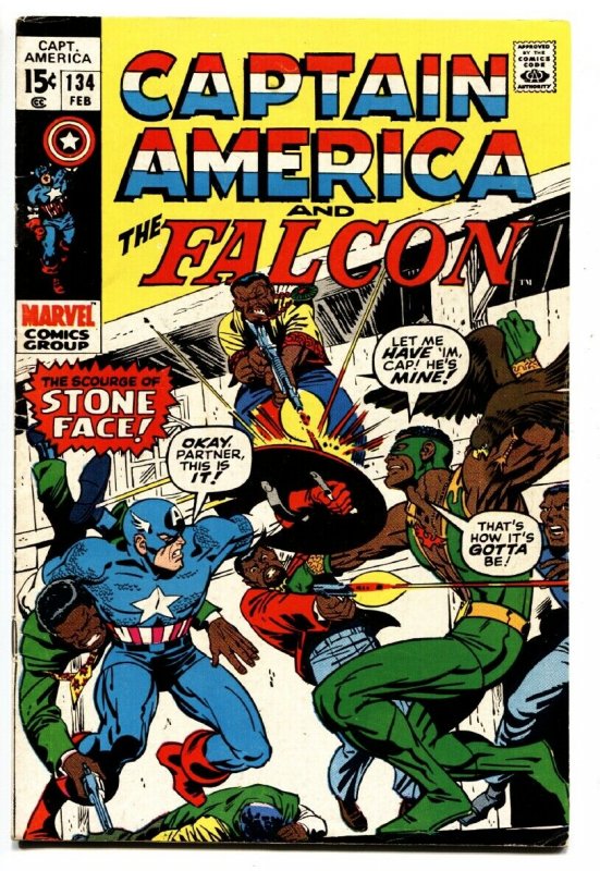 CAPTAIN AMERICA AND THE FALCON #134 comic book 1971 MARVEL FN/VF