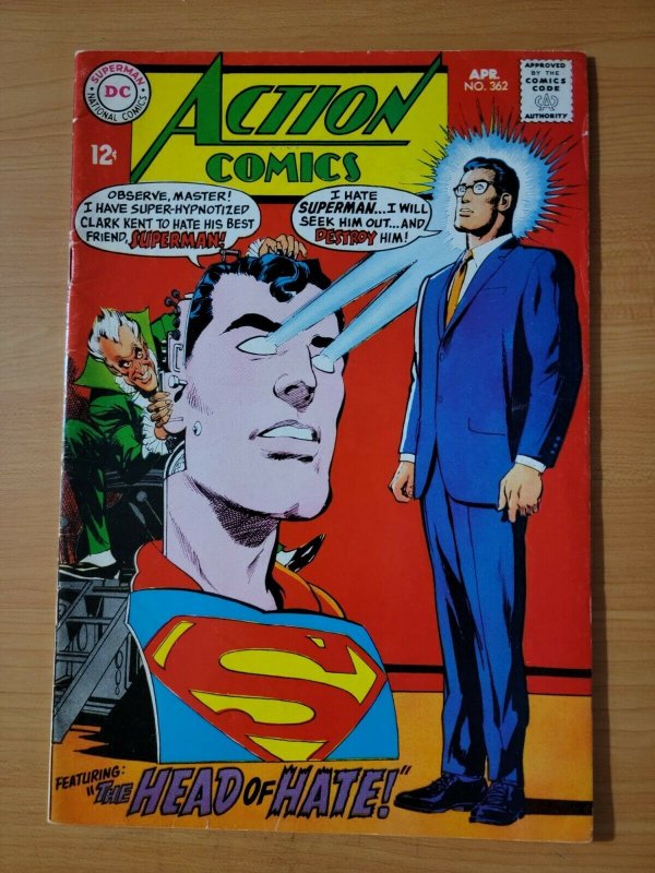 Action Comics #362 Superman ~ FINE FN ~ 1968 DC Comics