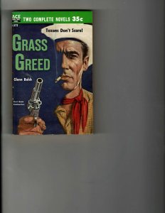 3 Books Stages South Grass Greed Triggerman Western Murder Mystery Drama JK18