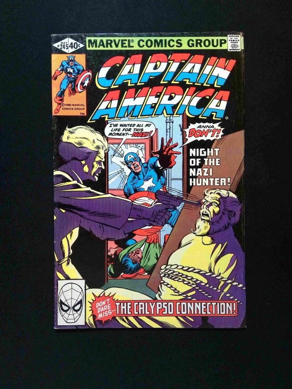 Captain America  #245  MARVEL Comics 1980 FN/VF