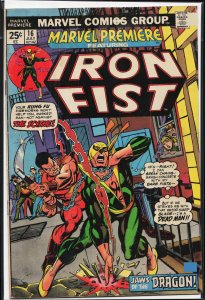 Marvel Premiere #16 (1974) Iron Fist [Key Issue]
