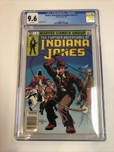 Further Adventures Of Indiana Jones (1983) # 1 (CGC 9.6 WP) Canadian Price CPV