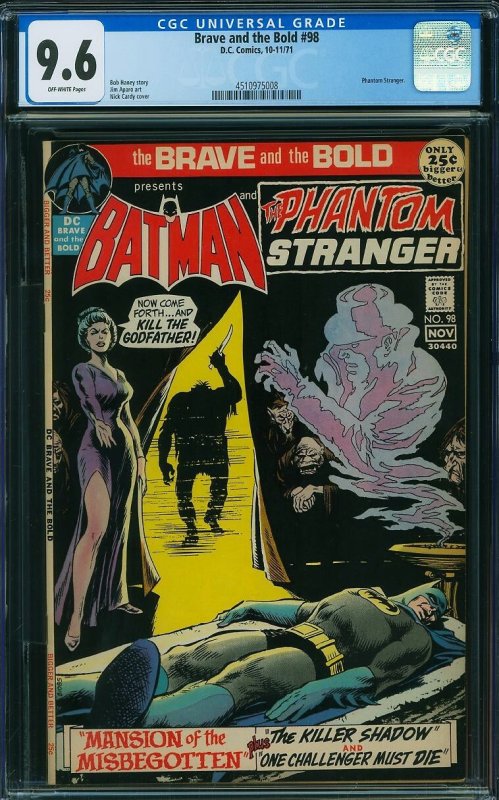 Brave and the Bold #98 (DC, 1971) CGC 9.6