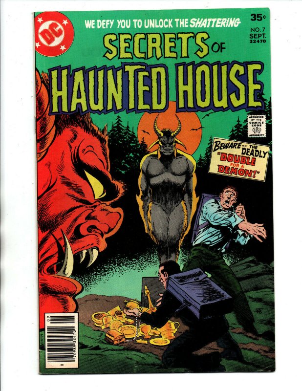 Secrets of Haunted House #7 newsstnd - Horror - 1977 - VG/FN