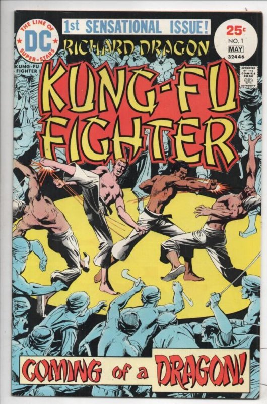 RICHARD DRAGON KUNG-FU FIGHTER #1, VF/NM, Martial Arts, 1975, Bronze age DC