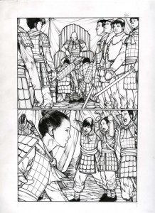 Mulan One Shot page 36  Published art by ALEX SANCHEZ Disney