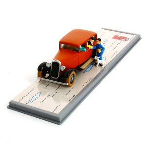 TINTIN: Transportes Tintin numero 1: coche de Wong Jen-Ghie de El Loto azul c...