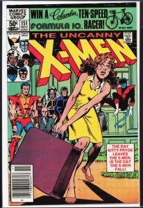 The Uncanny X-Men #151 Newsstand Edition (1981) X-Men