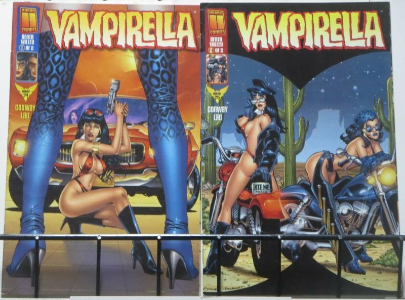 VAMPIRELLA (Harris, 1997) #24-25 Death Valley VF-NM! Complete Story w/ Pantha 