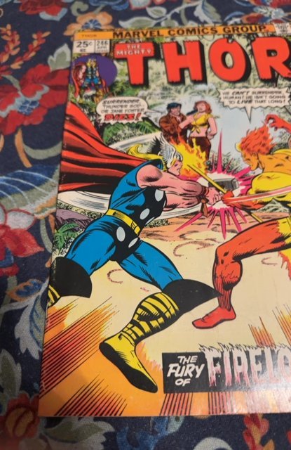 Thor #246 (1976)vs the firelord upper mid grade