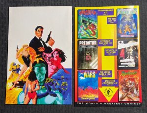 1992/93 INSIDER Dark Horse Comics Magazine #6 & 15 FN+/FVF RoboCop / James Bond