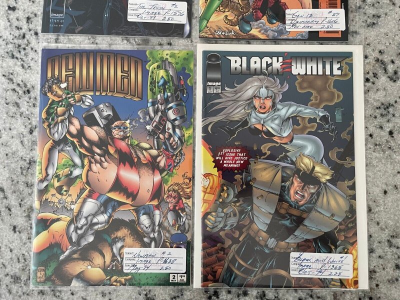 4 Image Comics Black & White 1 + New Men 2 + Gen 13 # 57 + Tenth # 2 NM 61 J841